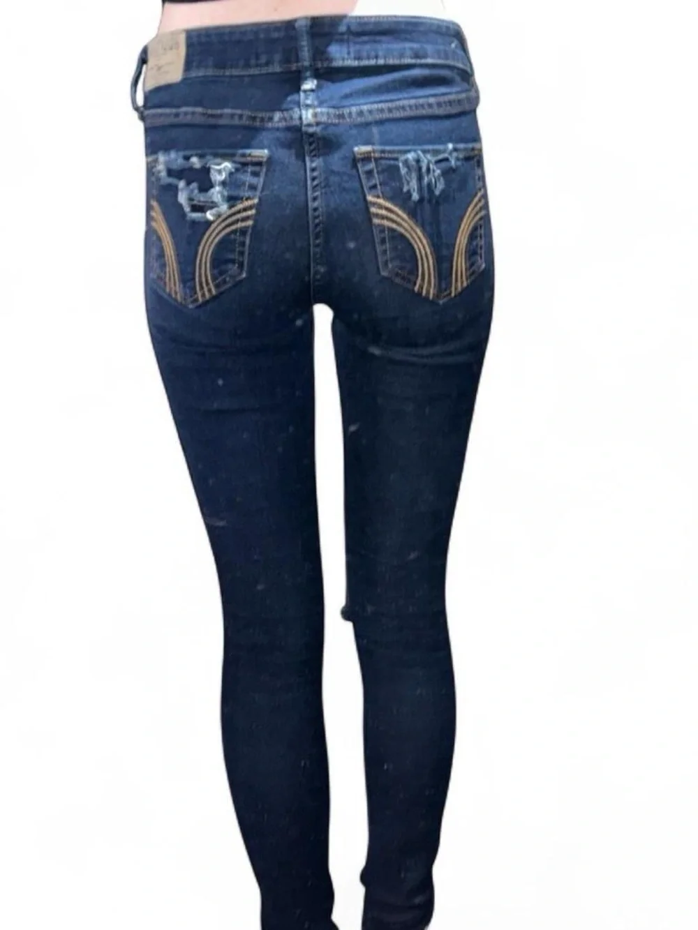 Hollister Black Ripped Skinny Jeans